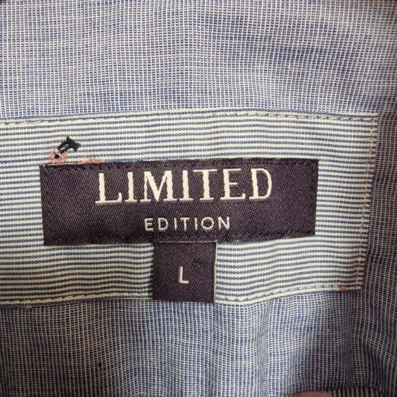 Limited Edition Blue Flamingo Short Sleeve Shirt UK Medium - Picture 4 of 5